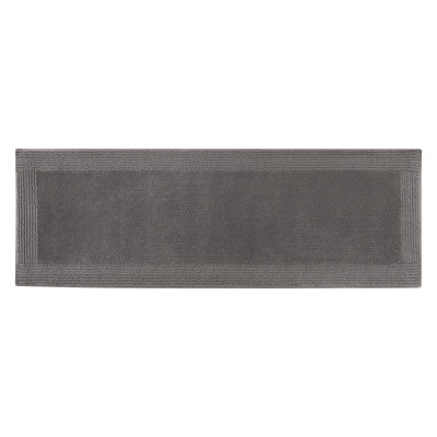 Tapis de bain de luxe réversible 100% coton touffeté 3000 g / m², texture moelleuse semblable au nuage, lavable à la machine, certifié Oeko-Tex