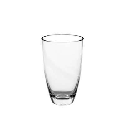 Glass Vase Cone Cup Shape Clear Medium
