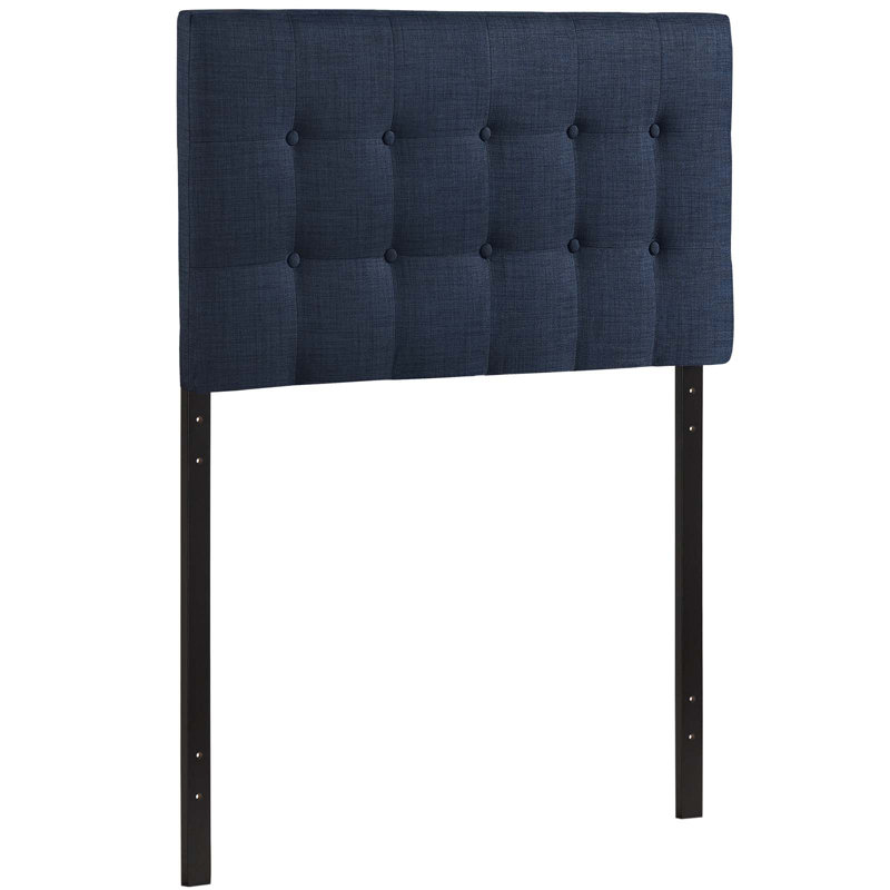 Modway Emily Upholstered Headboard, Twin, Navy