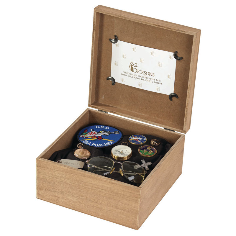 Manufactured Wood Memory Box