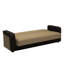 Canapé-lit convertible convertible - Améliorez votre espace de vie avec cette pièce chic et pratique. Idéal pour les espaces compacts. Chenille de qualité manufacturée. Faites l'expérience d'un siège confortable avec des coussins épais