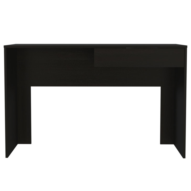 Black 1-Drawer Computer Desk