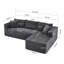Canapé modulaire de 105 po avec canapé en forme de L et canapé-lit modulaire sans dossier de 105 po-1183735706-1183735681-1183735708