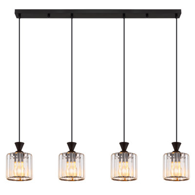 Aansu 4 - Light Matte Black Pendant
