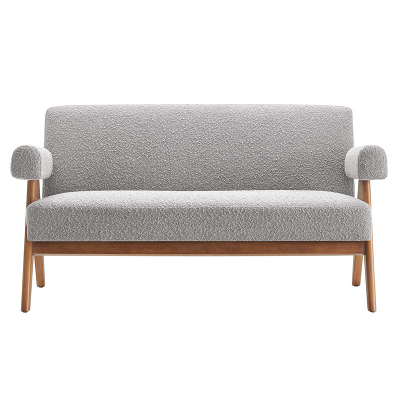 Causeuse Modway Lyra, Boucle gris