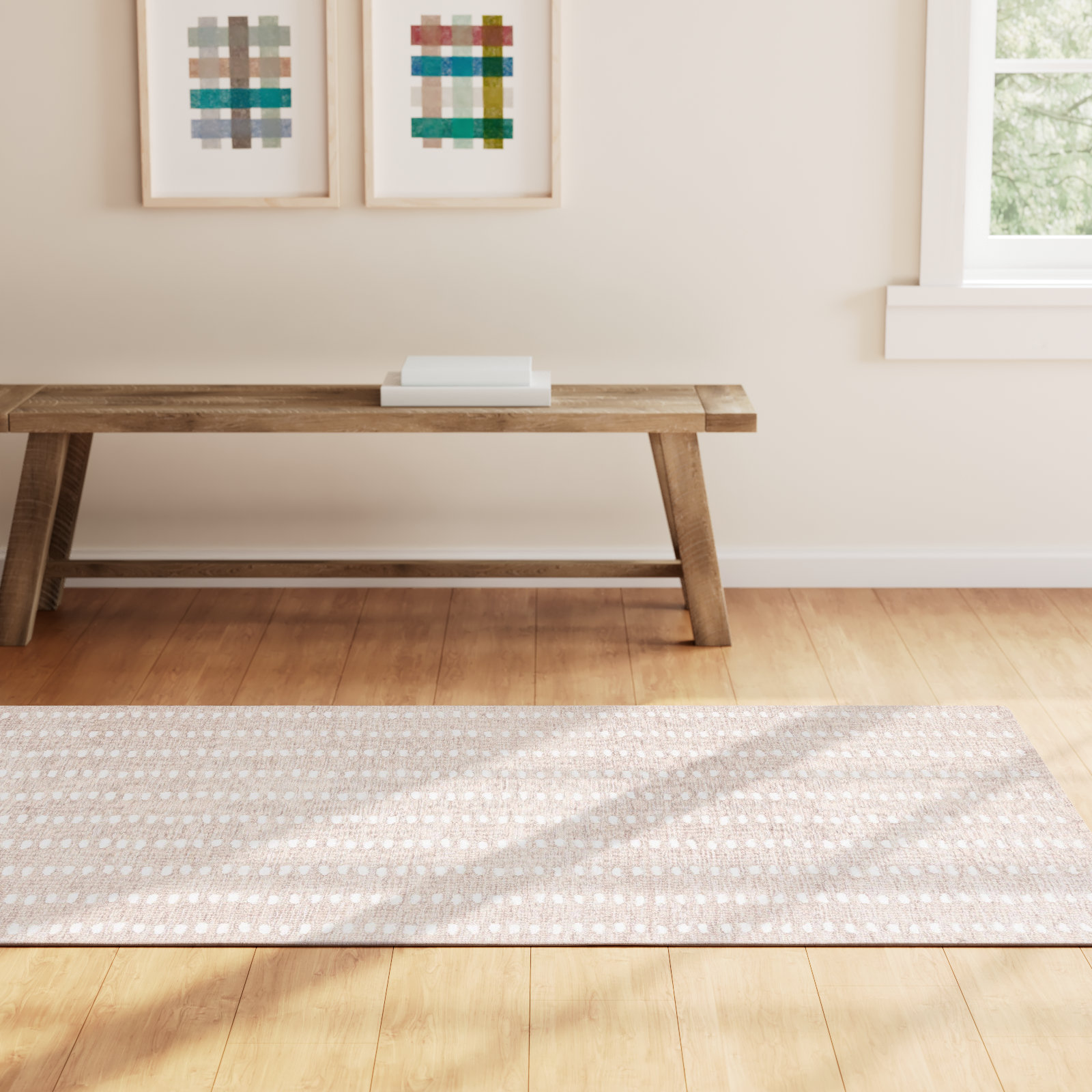 Haylen Hand-Woven Abstract Rug, Rectangle 2' x 3'