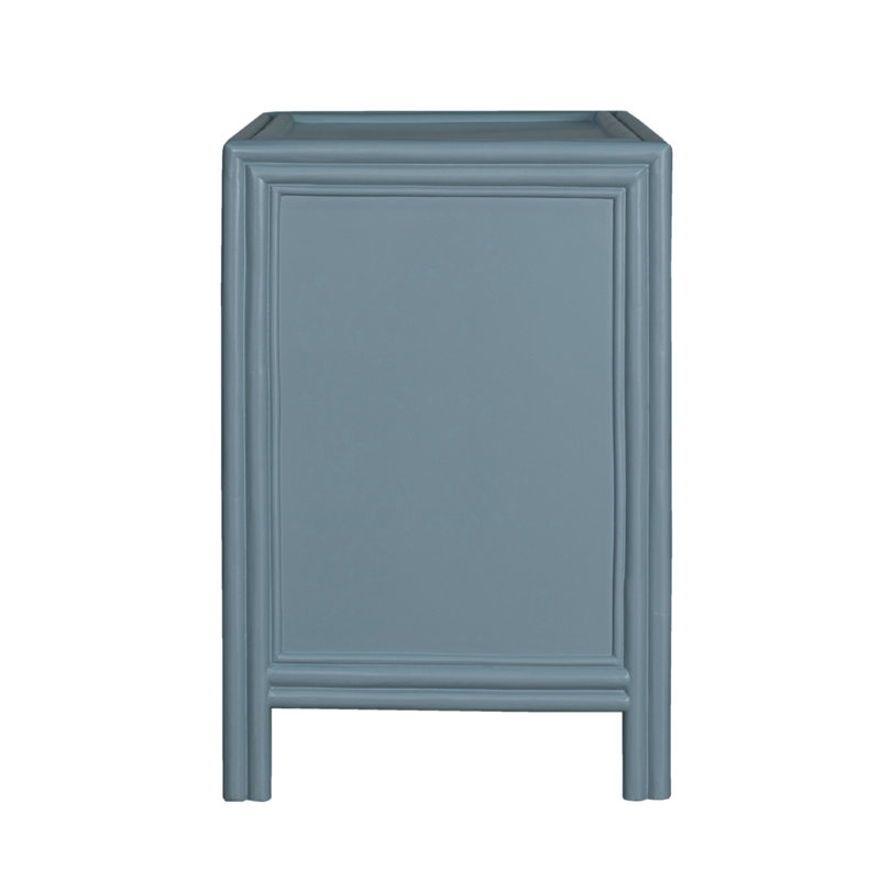 Clara Collection 1 - Drawer Nightstand, Blue Teal