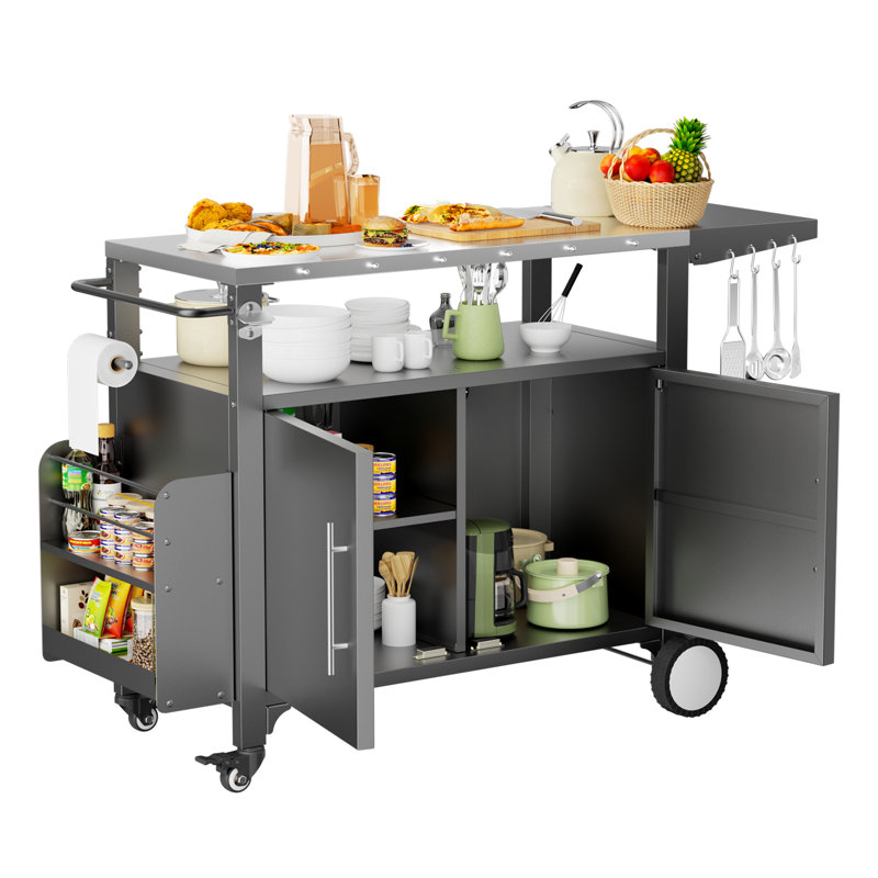 Meret Metal Kitchen Cart