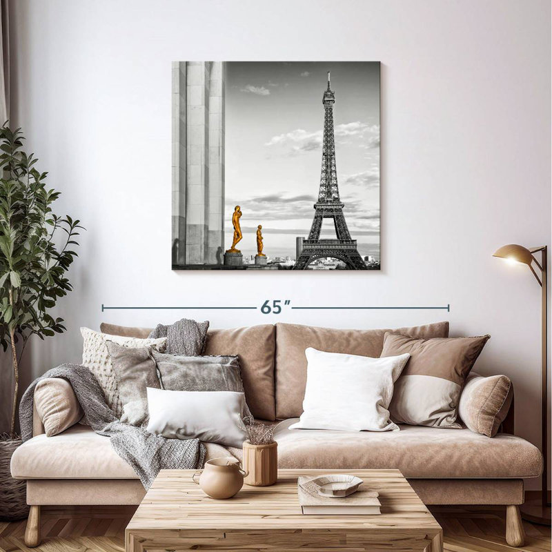 Lilie Eiffel Tower View, 39" H x 39" W