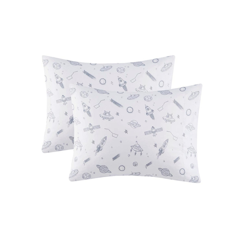 Printed Microfiber Sheet Set, Full/Double