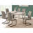 Beige Laminate Dining Table, 60" Rectangular, Modern, For Rectangular Taupe Construction Events