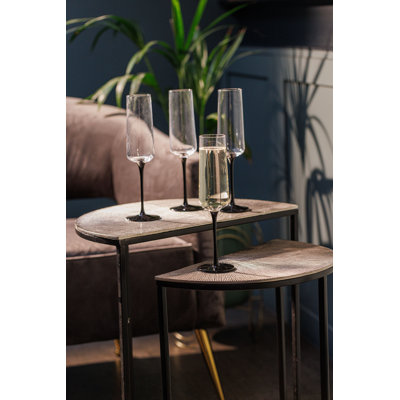 Mikasa Palermo Crystal Champagne Flutes, 250ml