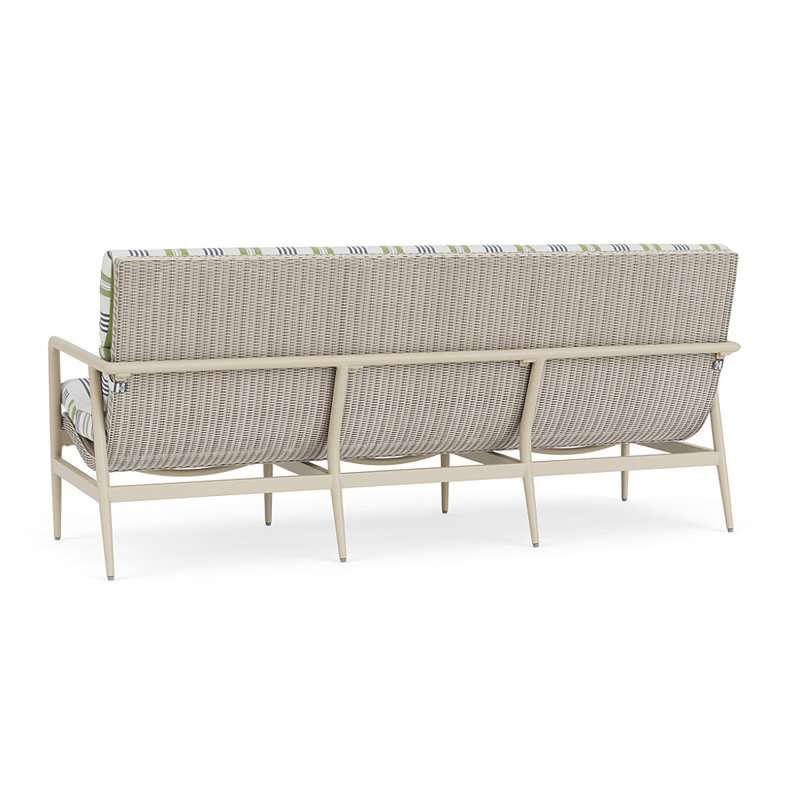 Cascade Outdoor 3 - Seat Patio Sofa, Berkely Hall Green, Linen