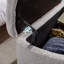 Banc de rangement rembourré 100% polyester Rendell-1834888543