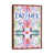 Classic Brown Wood Floater Framed