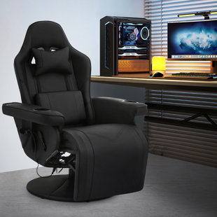 WCCTNYDY INC Reclining Ergonomic Leather Swiveling PC & Racing