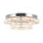 2 Layer Modern Dimmable Crystal Flush Mount Ceiling Light