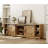 Laziza Rohun 3 in 1 Modern Farmhouse TV Stand for up to 85" TVs,Wood Entertainment Center with Open Storage for Living Room-949545409