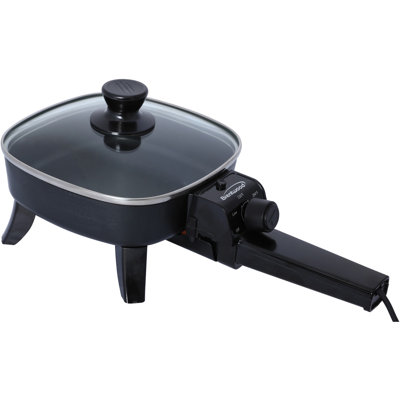 Poêlon électrique avec couvercle brentwood appliances