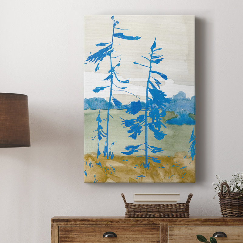 Épinette céruléenne I - galerie sur mesure, H 12 po x l 8 po