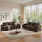 89 Inch Sofa Couch, Fabric 3 Seater Sofa for Living Room Apartment Office-847633056