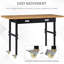 59" Work Bench With Drawer, Height Adjustable Legs, Bamboo Tabletop Workstation Tool Table On Wheels For Garage, Weight Capacity 1320 Lbs