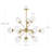 Arisai Andreau 12-Light Dimmable Sputnik Sphere Chandelier-80314077-80314066