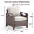 Outdoor Wicker Chairs Set With Cushions-1941472545