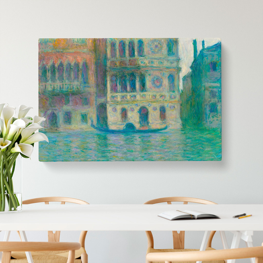 Venice, Palazzo Dario by Claude Monet - Wrapped Canvas