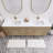 Spring 84" Double Sink Bathroom Vanity-90692636