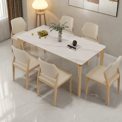 Contemporary Luxe Dining Table And Chairs
