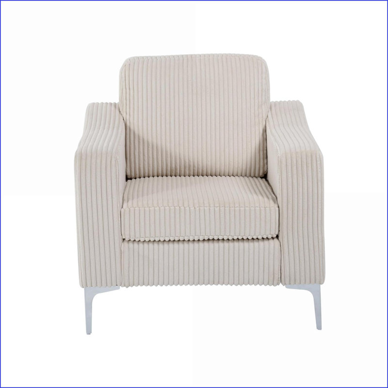 Sectional Sofas Modular Convertible with Armrests, Easy Assembly | Beige | Corduroy