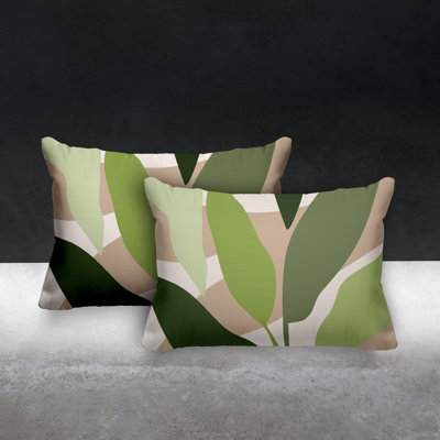 Glittered Outdoor Reversible Throw Pillow