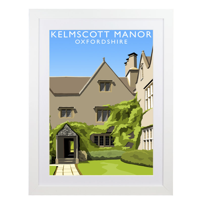 Richard O'Neil - Print, White Wood Frame, 43.5 cm H x 33.5 cm W x 2.2 cm D