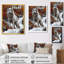 Loup gris sauvage par Mountain River - loup, reproduction d'art murale-106090164-106090169