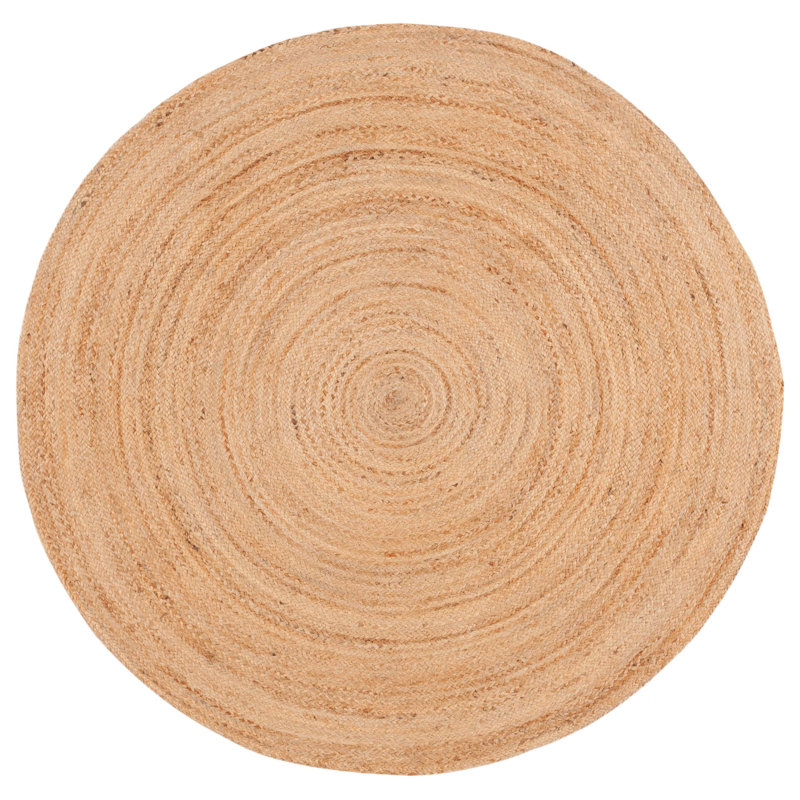 Natural Fiber 601 Hand Woven Jute Rug, Round 6'
