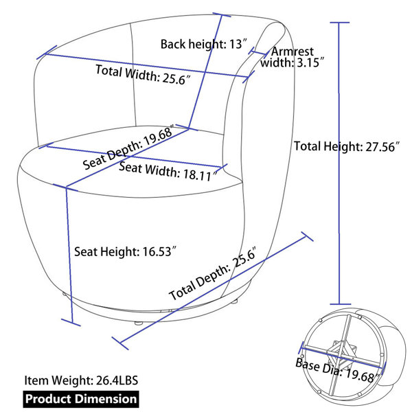 Dimensions du produit