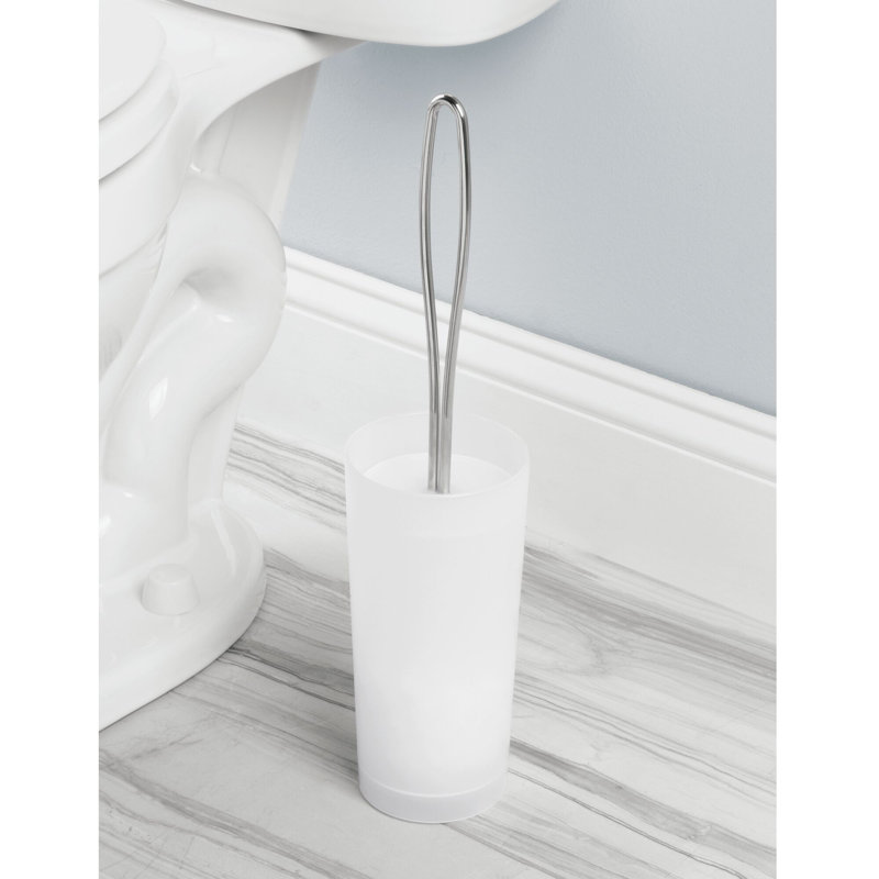 Loop 4in H Free Standing Toilet Brush and Holder