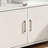 Living Room White Double-Door, Four-Tier Storage & Display Cabinet — Multifunctional Wine Cabinet And File Cabinet With Remote-Controlled Lighting And Adjustable Support Feet-1548195683
