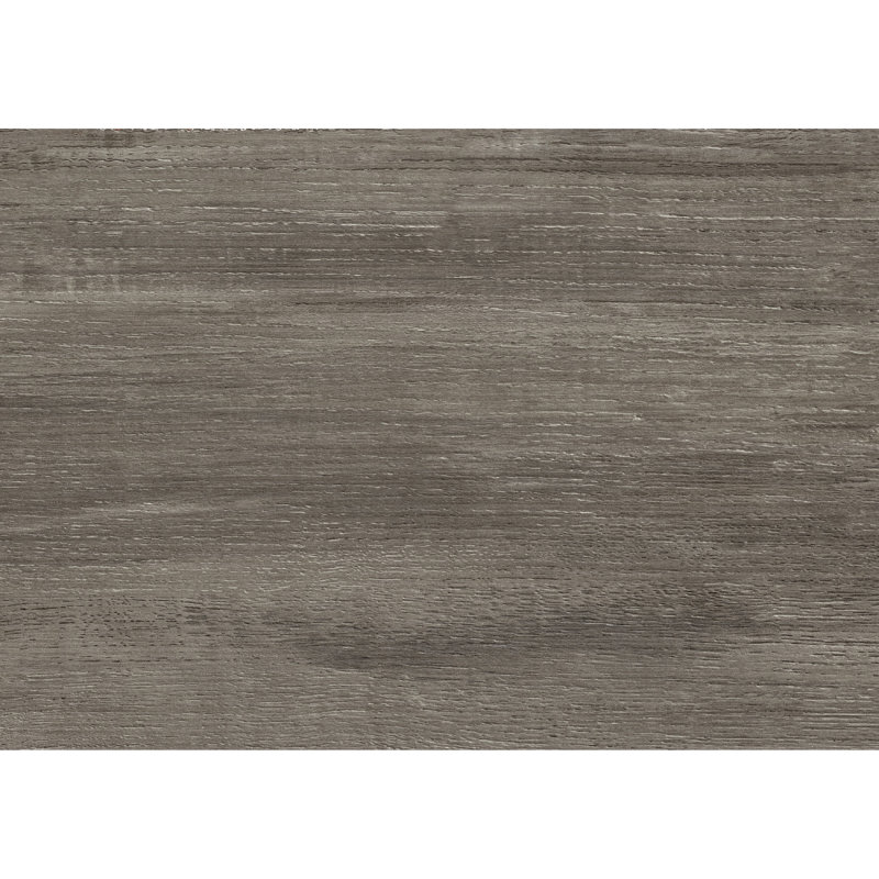 Rie Dining Table, 64 Inch Rectangular Tabletop, Gray Melamine Board