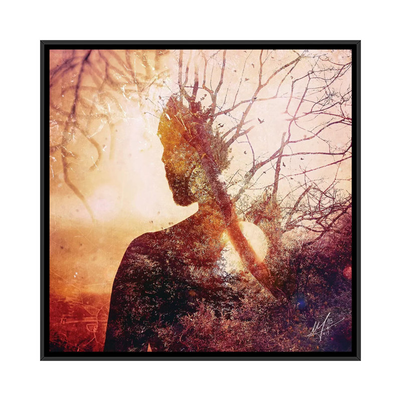 « maps », impression sur toile, H 18 po x l 18 po x P 1,5 po, Toile avec cadre noir, Pas de tapis