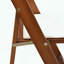 Ensemble de chaises pliantes rembourrées peu encombrantes avec tablette en noyer-1166414082-1166414083