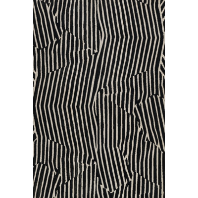 Tapis noir / gris Chanella