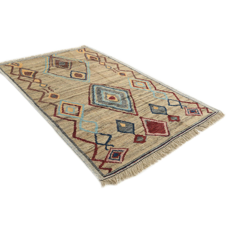 Tapis brun clair 6x9 Pinson