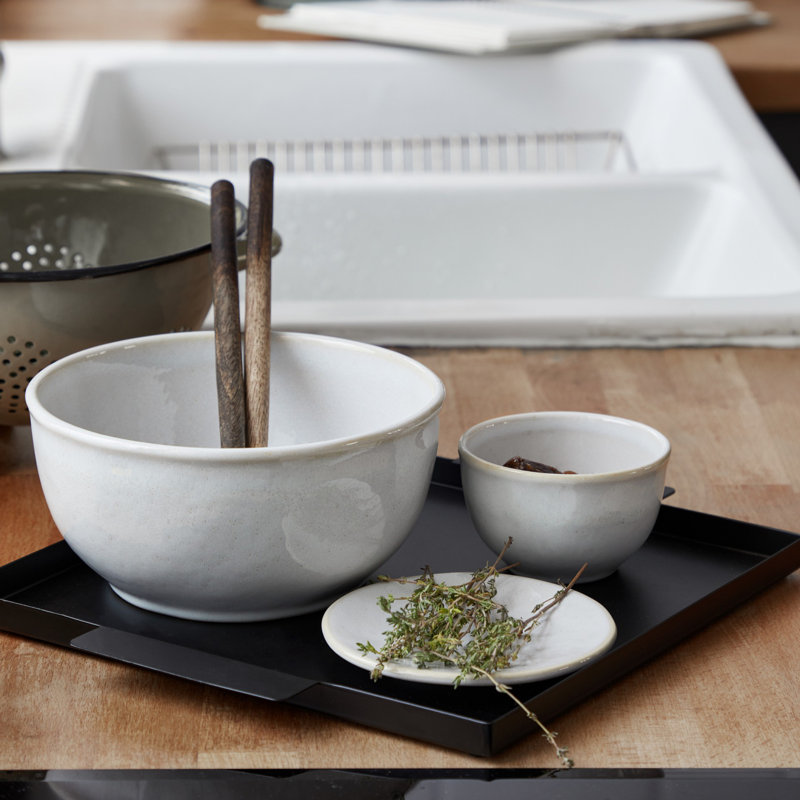 Roda Handmade Stoneware Appetizer Plate, White
