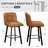 26"H Swivel Counter Height Bar Stools for Kitchen Island-1329351071-1329351069-1324486559