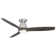 Skylark 54" 3 - Blade Outdoor LED Smart Flush Mount Ceiling Fan with Remote Control and Light Kit Included 