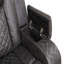 DEL et fauteuil inclinable électrique 3 pièces, similicuir - glace-1457472826
