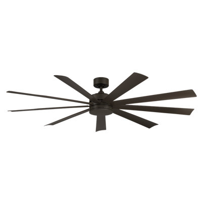 72 Wynd 9 - Blade Smart Ceiling Fan with LED Light Kit and Remote Control Included, Works With Alexa and iOS or Android App