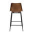 Mccool Upholstered and Faux Leather Bar Stool